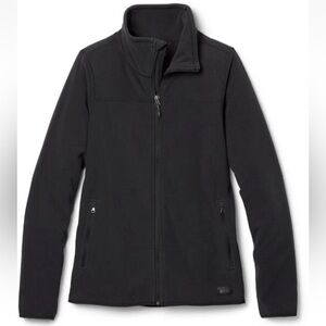 REI Black Fleece Jacket Warm Cozy Hiking Walking Outdoors Camping Size Medium